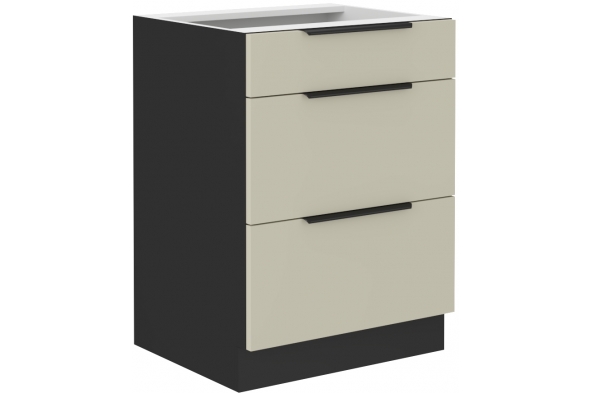 Szafka dolna 3 szuflady 60 D 3S  PREMIUM BOX